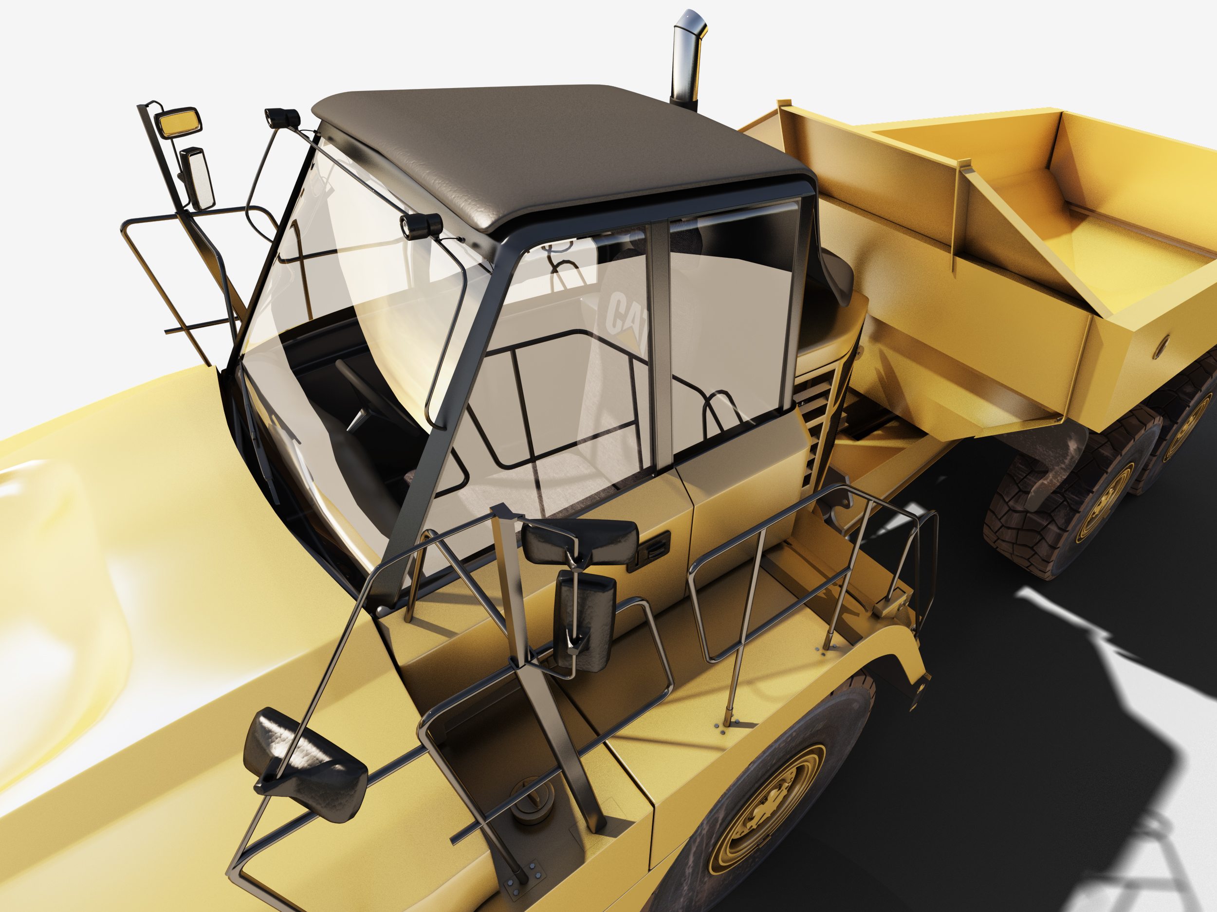 cat_730D modii3d 02 Wizualizacja 3D caterpillar. Caterpillar visualization 3D