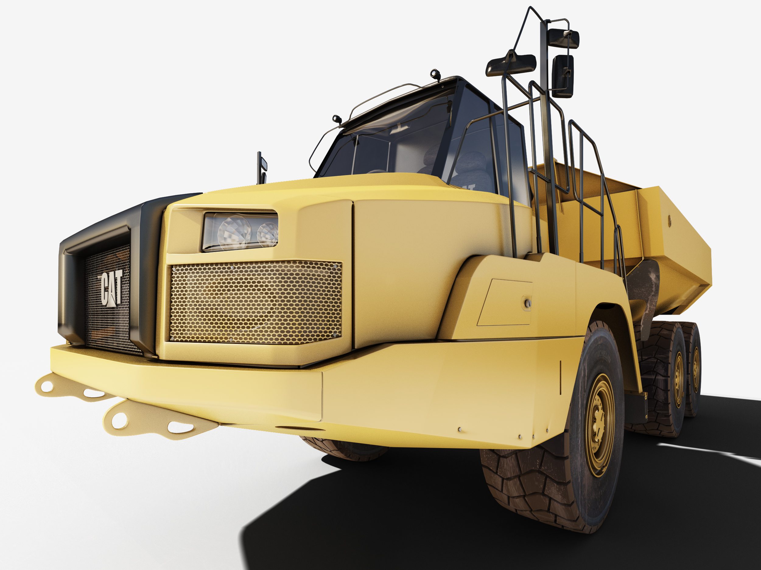 cat_730D modii3d 03 Wizualizacja 3D caterpillar. Caterpillar visualization 3D