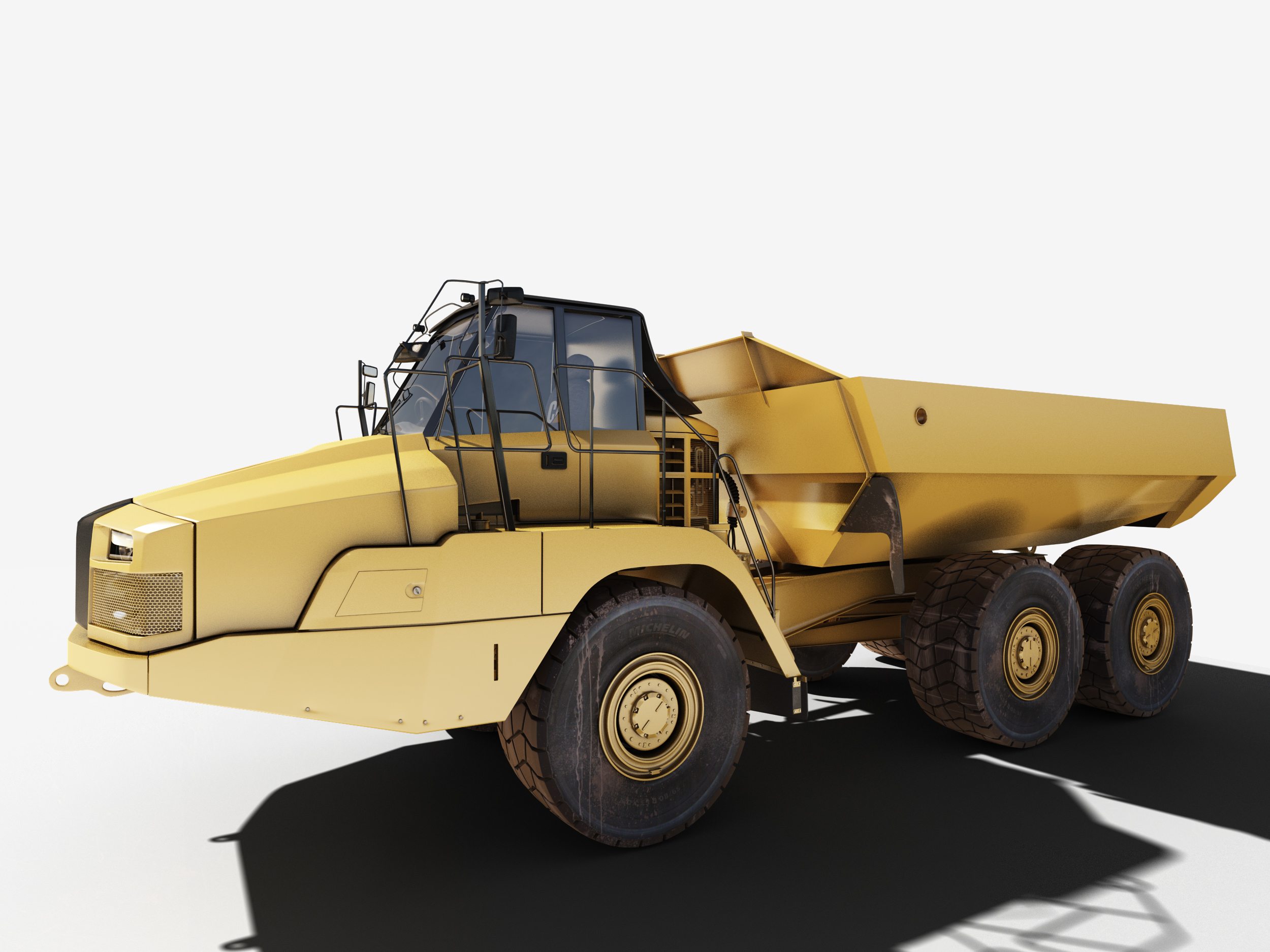 cat_730D modii3d 05 Wizualizacja 3D caterpillar. Caterpillar visualization 3D