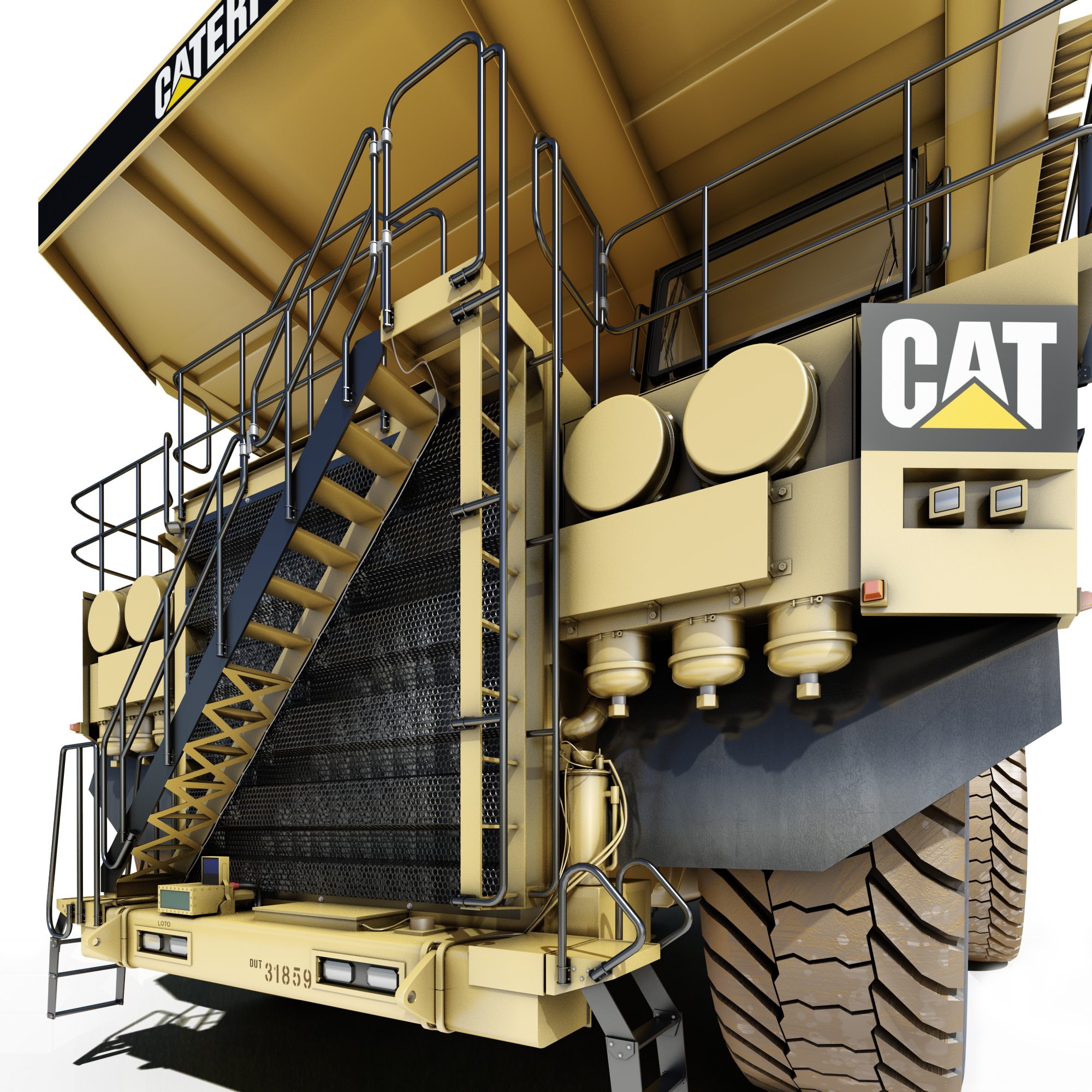 modii3d - caterpillar797 heavy truck mining truck 09 Wizualizacja 3D caterpillar. Caterpillar visualization 3D