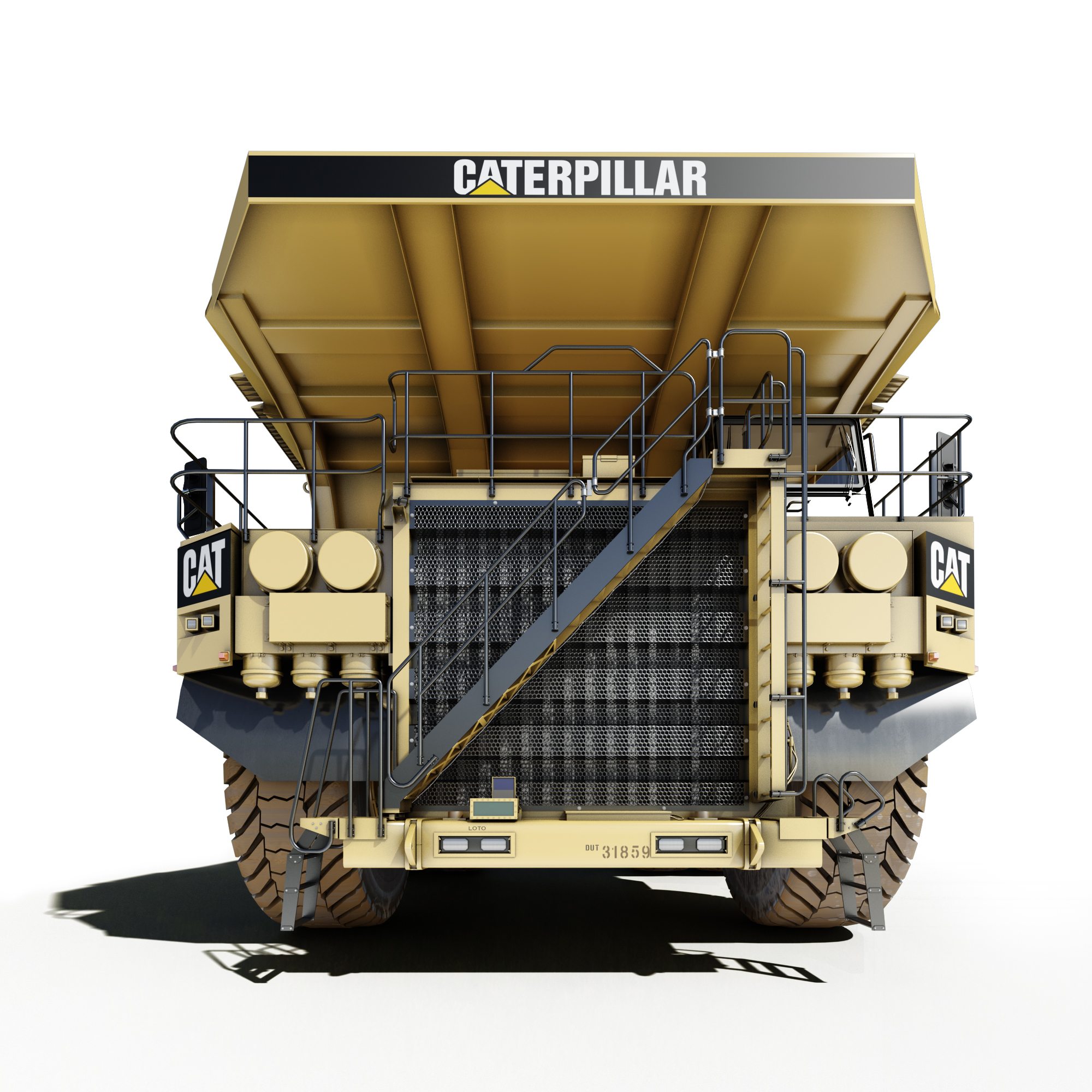 modii3d - caterpillar_797 heavy truck mining truck 01 Wizualizacja 3D caterpillar. Caterpillar visualization 3D