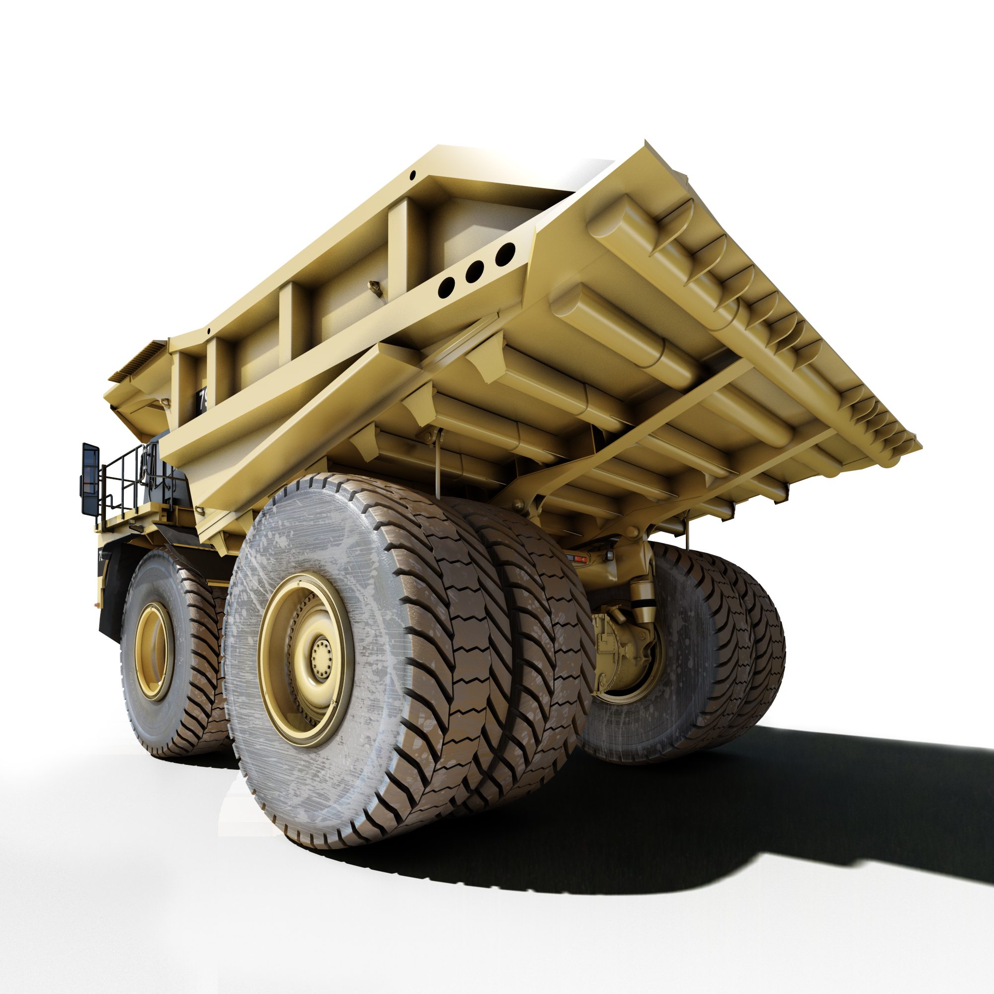 modii3d - caterpillar_797 heavy truck mining truck 04 Wizualizacja 3D caterpillar. Caterpillar visualization 3D