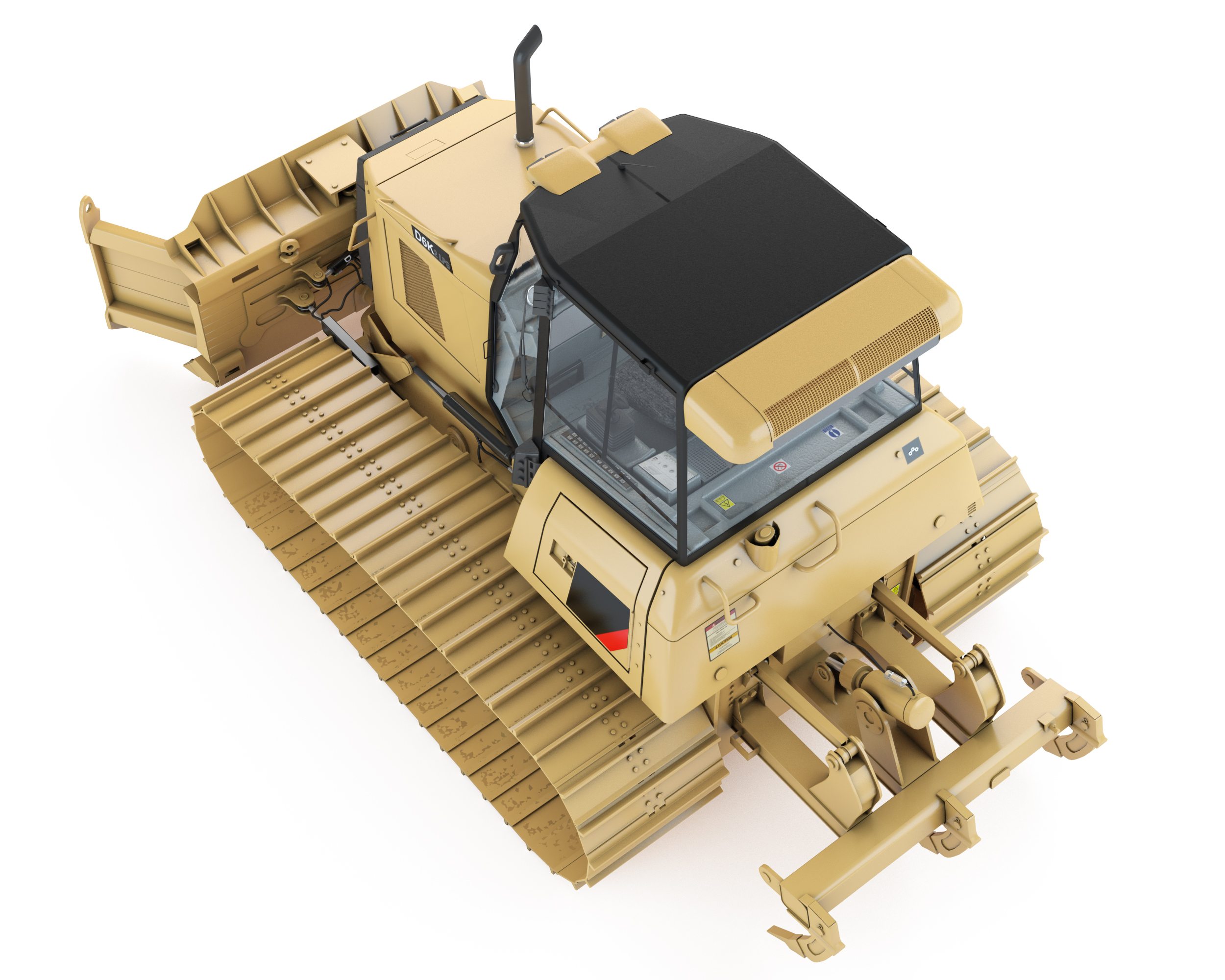 tractor-mine-ore-advertise-model-3d-modii3d-reklama-gornicza-06 Wizualizacja 3D caterpillar. Caterpillar visualization 3D