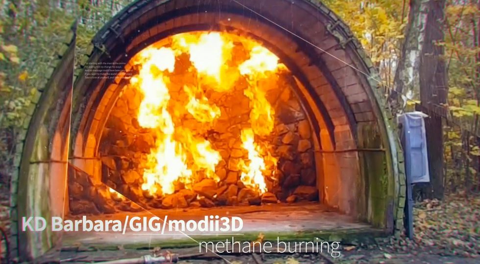 modii3d KD burn in the mine by modii3d VR app