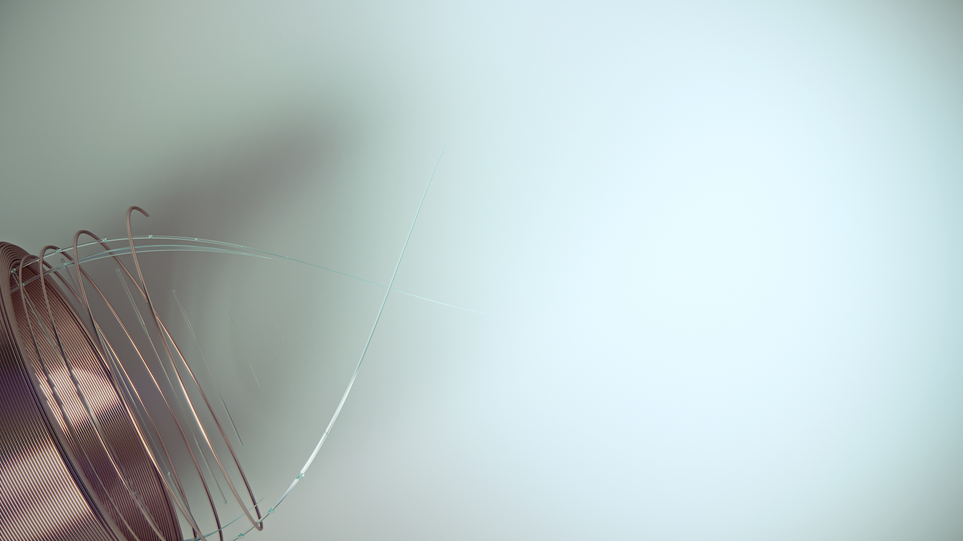 A frame of animation showing DNA unroll.