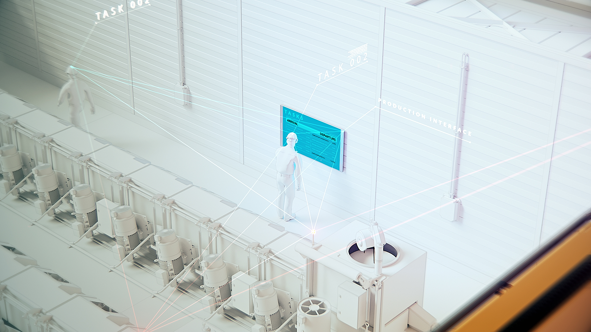 A frame showing 4.0 industry.