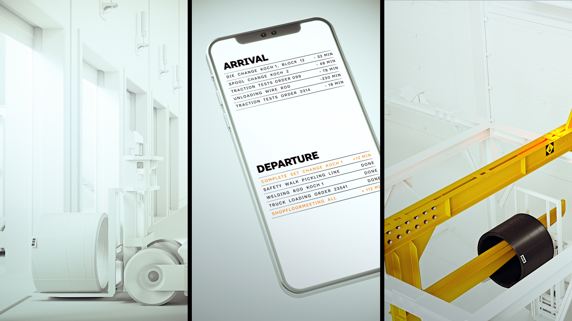 A frame showing 4.0 industry.