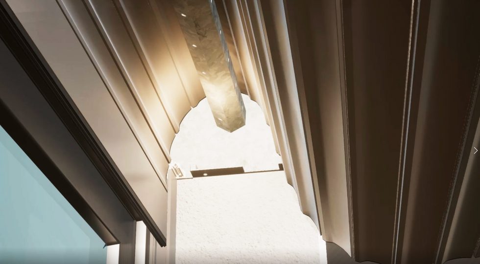 animacja 3D montażu rolet - montaż pancerza rolety. 3D roller shutter animation - installation of the roller shutter armor