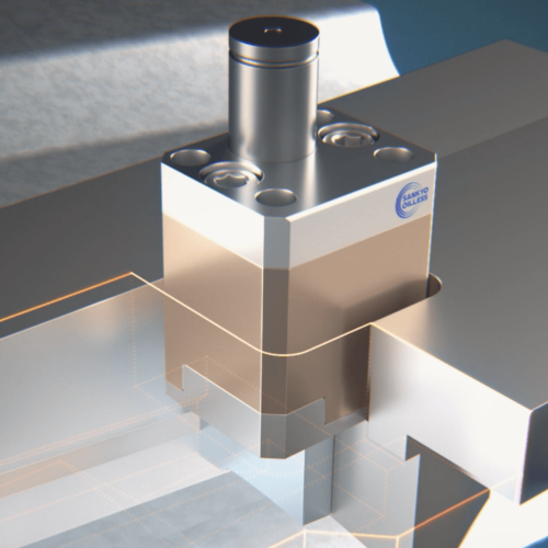 animacja 3d noży przemysłowych. 3d animation of industrial cutting tools