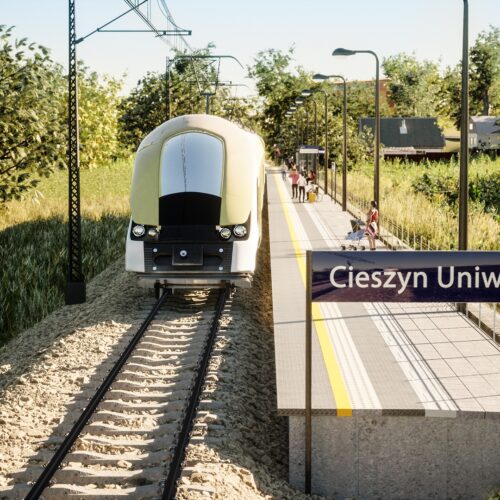 wizualizacja nowego przystanku PKP