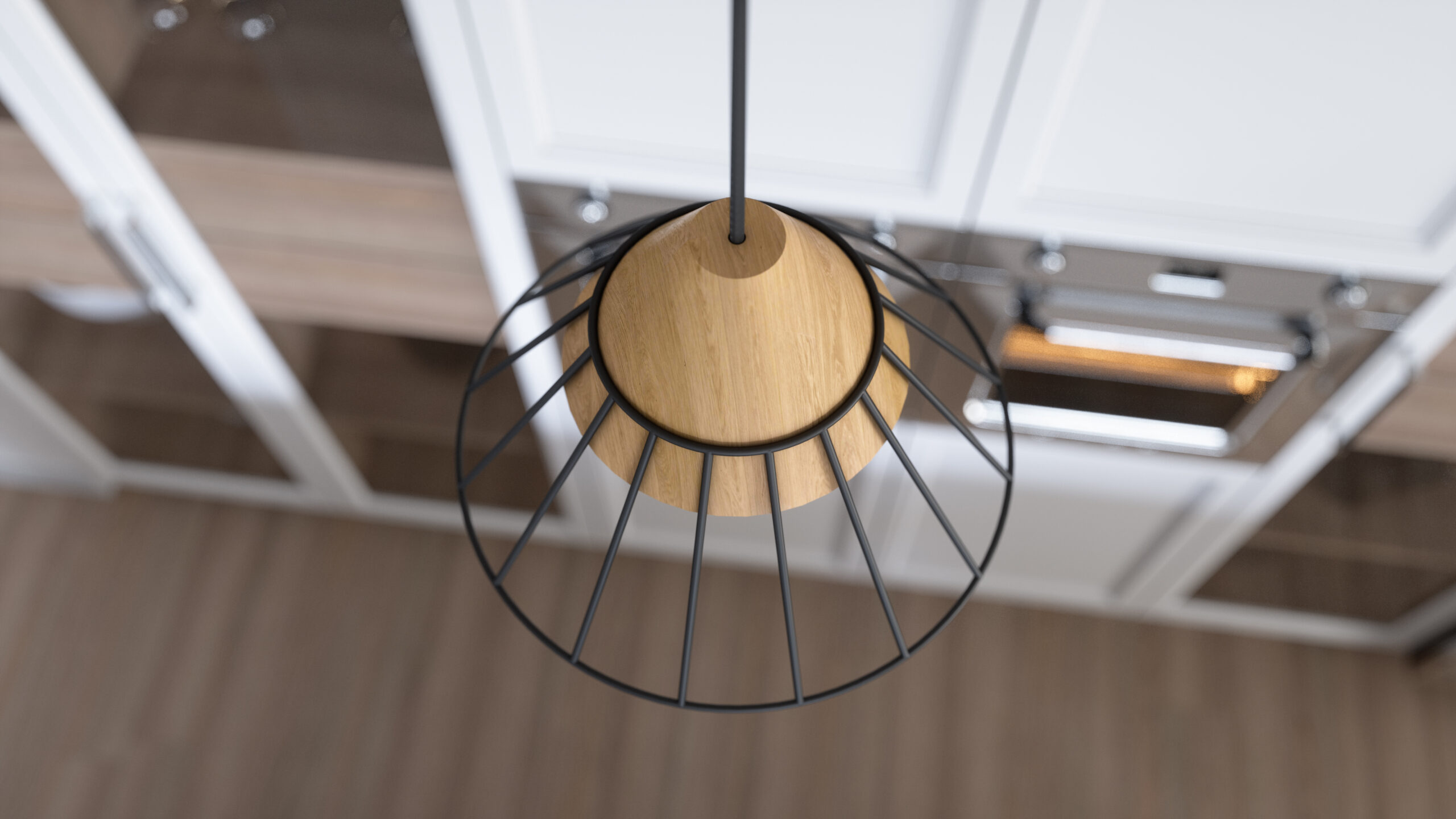 lampa widok z góry