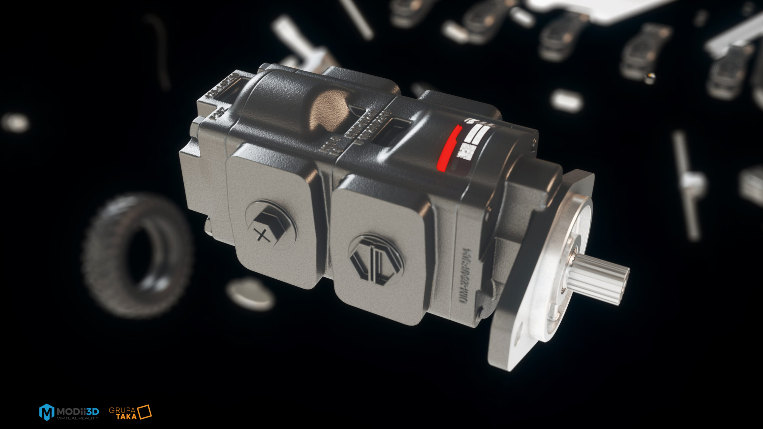 Animacje 3D produktów przemysłowych. 3D animations of industrial products.
