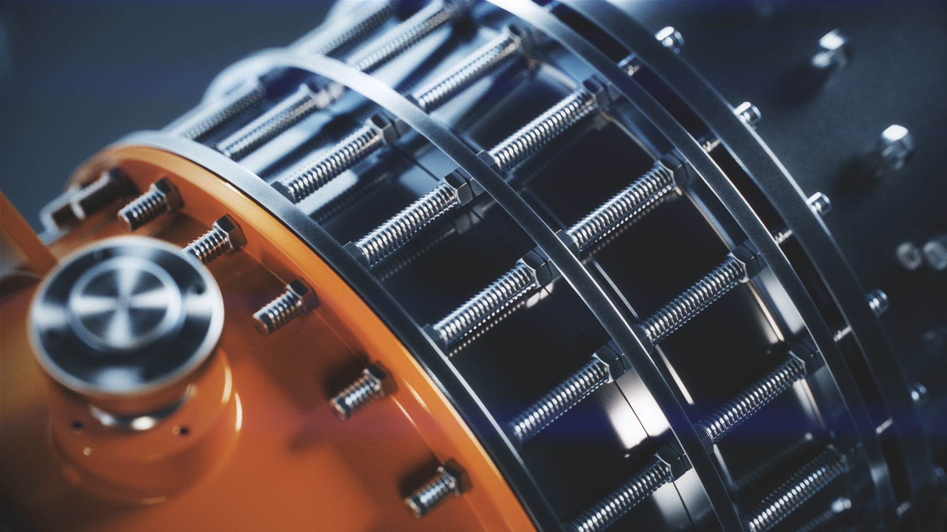 Animacja 3D elektrowni szczytowo-pompowej. 3D animation of a pumped-storage power plant