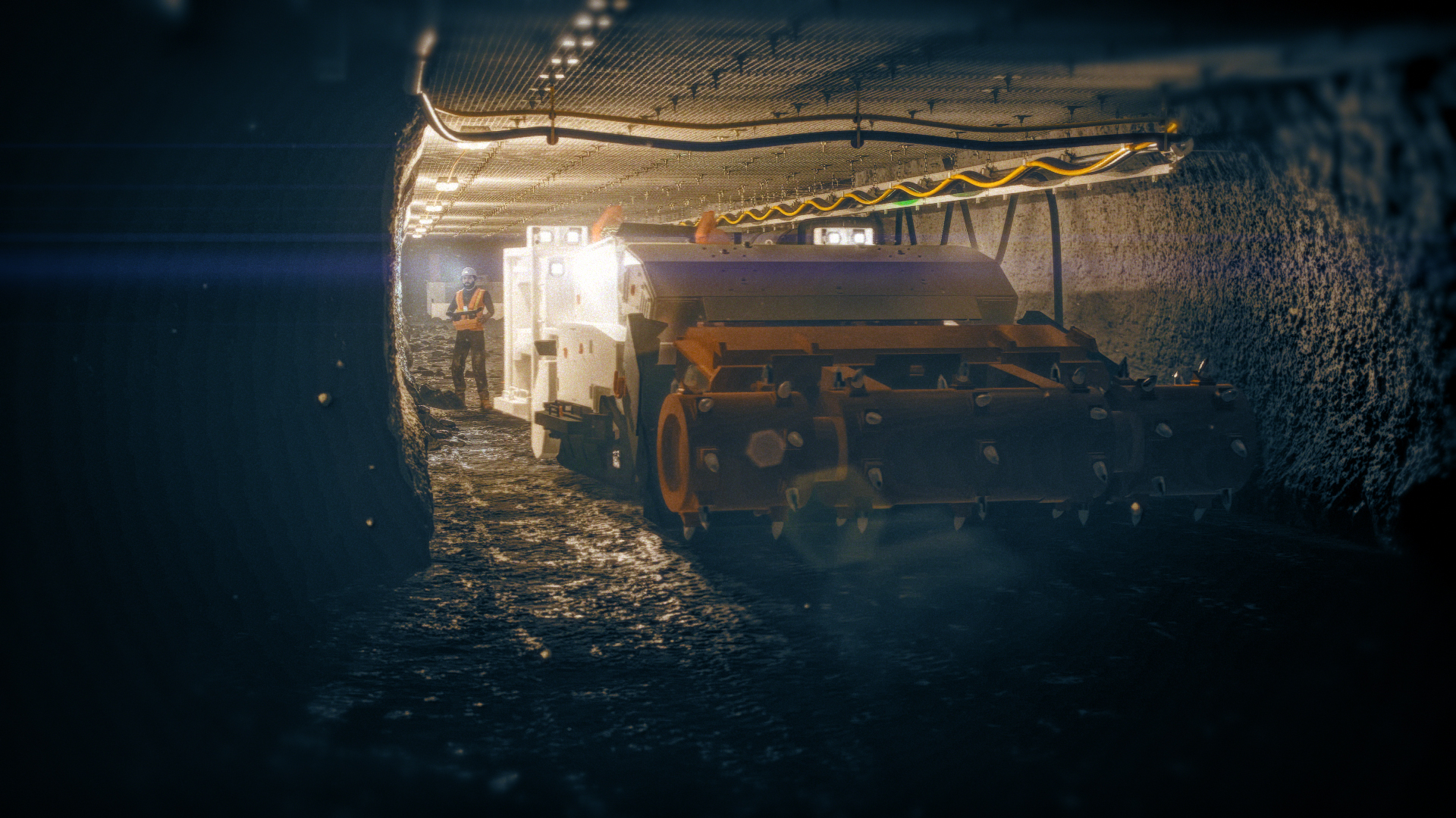 Studium przypadku animacji 3D dla górnictwa, animacja 3D. 3D Animation Case Study for Mining.