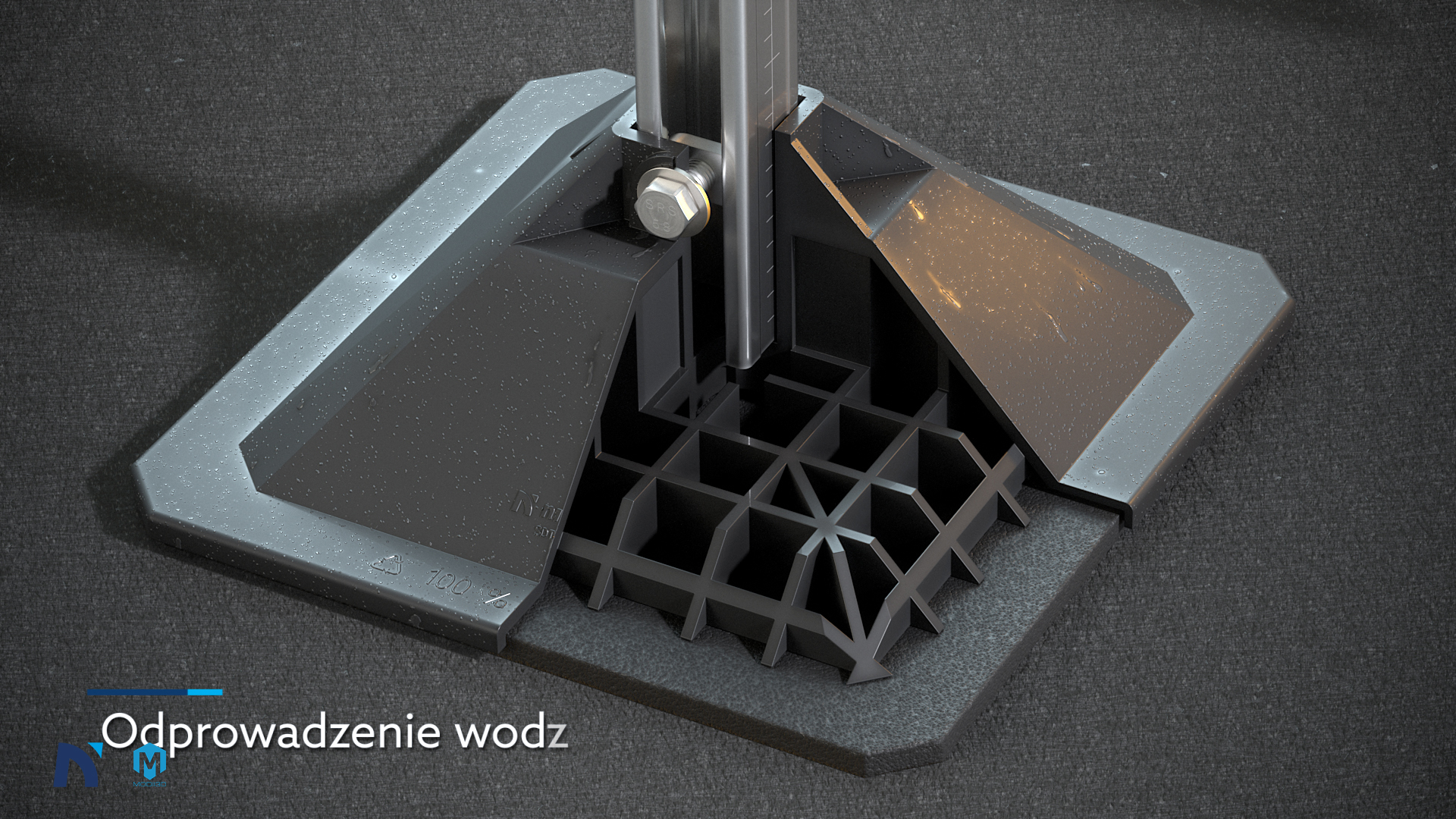 system konstrukcji dachowych - wizualizacja i animacja 3D. Roofing system - 3D visualiation and animation