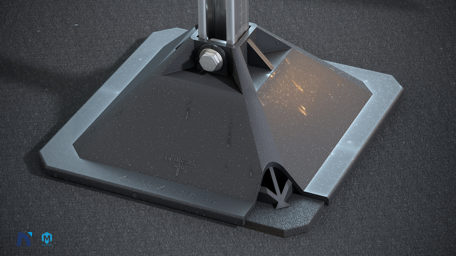 system konstrukcji dachowych - wizualizacja i animacja 3D. Roofing system - 3D visualiation and animation