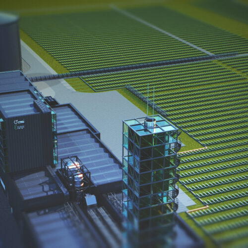 Przemysłowe animacje 3D - inwestycja i rozbudowa pec gliwice. Industrial 3D animations - investment and expansion of PEC Gliwice