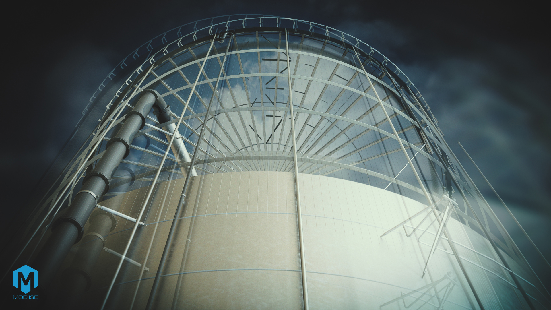 Przemysłowe animacje 3D - inwestycja i rozbudowa pec gliwice. Industrial 3D animations - investment and expansion of PEC Gliwice