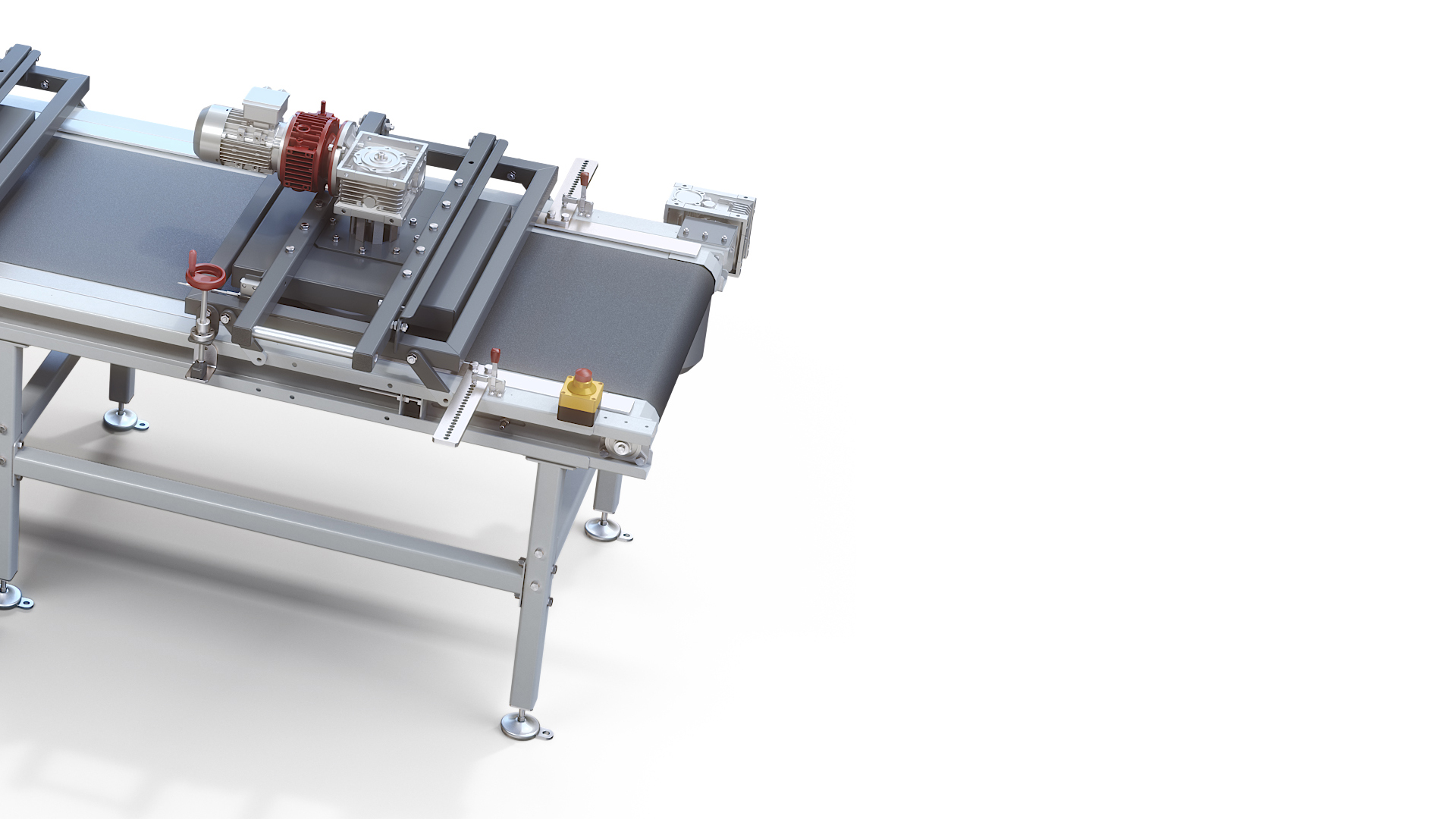 wizualizacje 3D maszyn dla przemysłu drzewnego. 3D visualizations of machines for the woodworking industry.