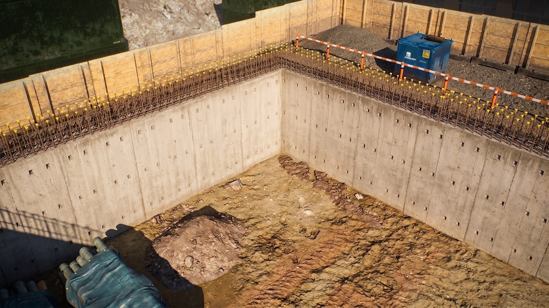 Animacje 3D dla budownictwa i geotechniki. 3D animations for civil engineering and geotechnics.