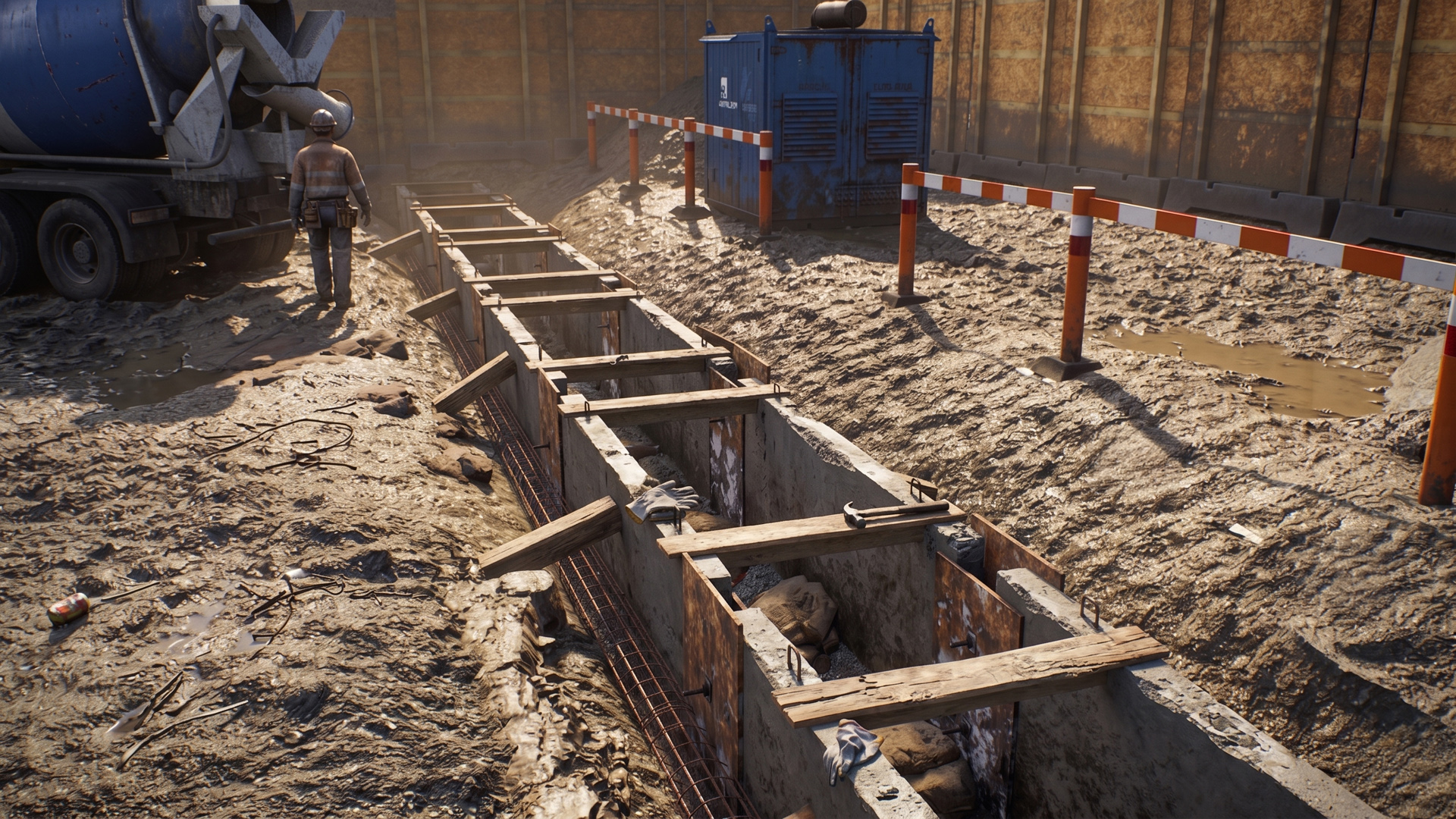 Animacje 3D dla budownictwa i geotechniki. 3D animations for civil engineering and geotechnics.