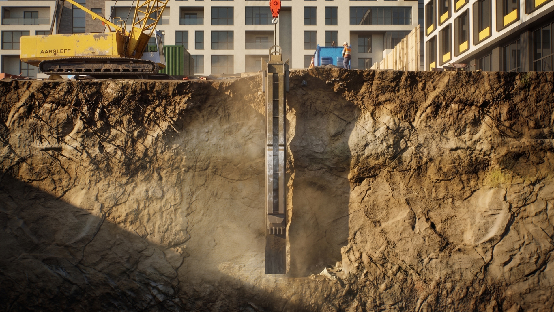 Animacje 3D dla budownictwa i geotechniki. 3D animations for civil engineering and geotechnics.