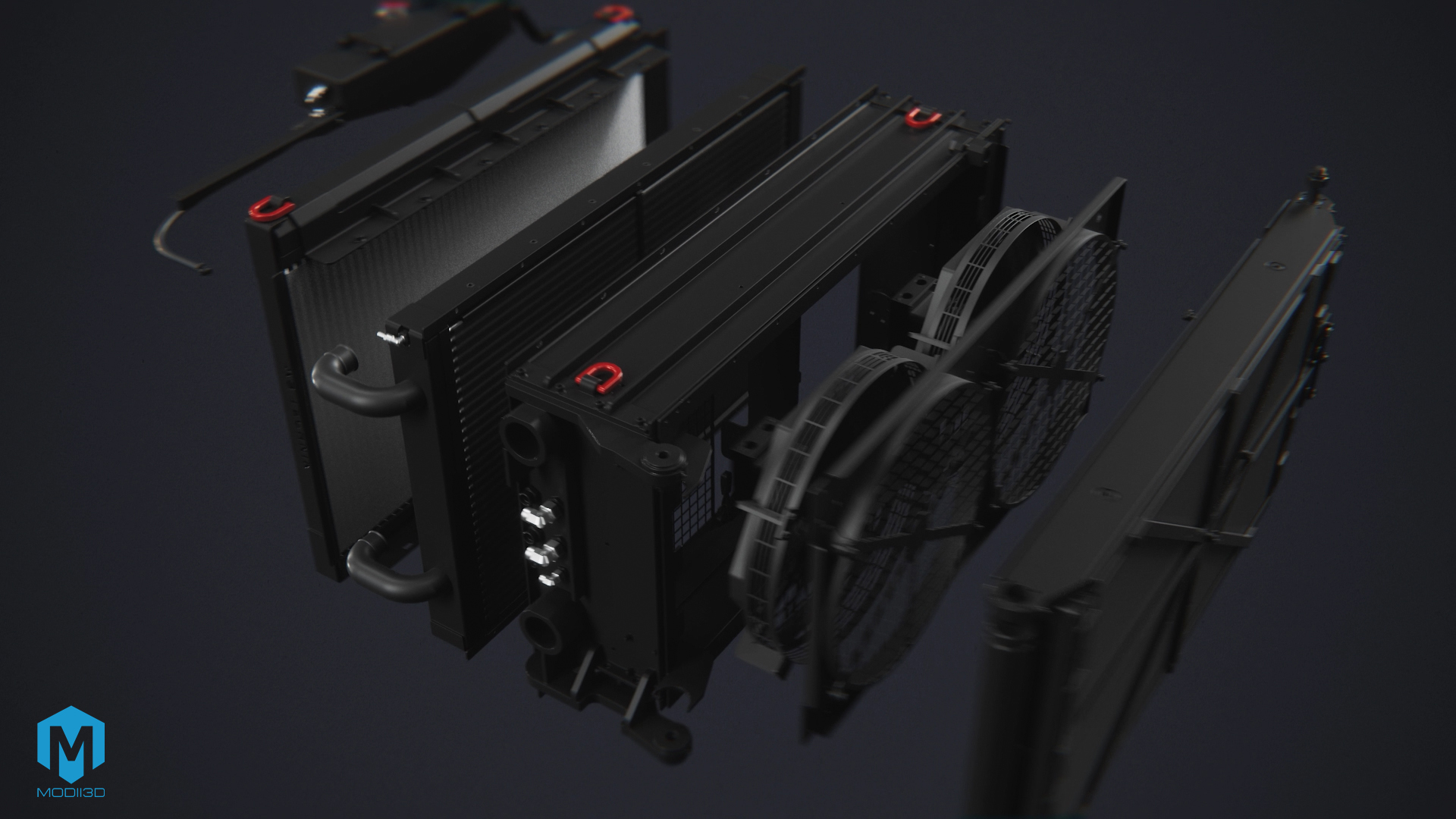 Animacja techniczna 3D urządzeń przemysłowych. 3D technical animation of industrial equipment.