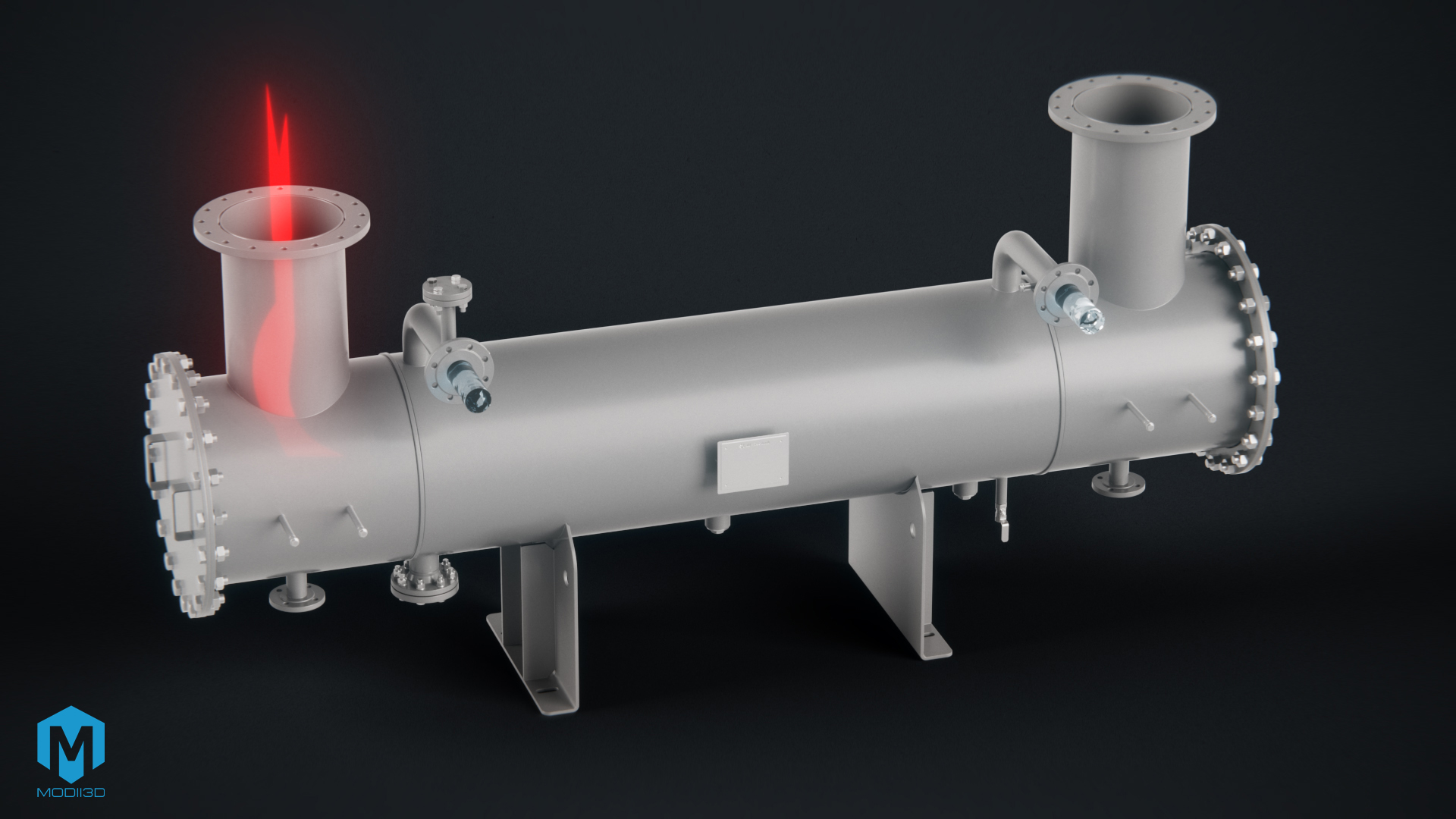 Animacja techniczna 3D urządzeń przemysłowych. 3D technical animation of industrial equipment.