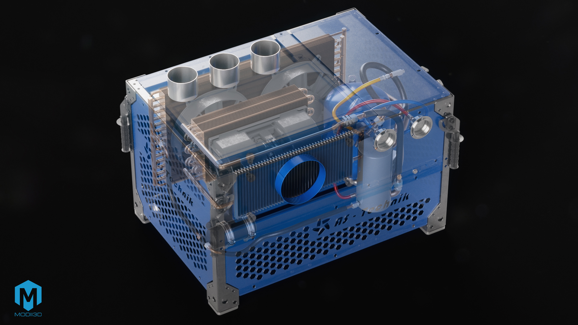 Animacja techniczna 3D urządzeń przemysłowych. 3D technical animation of industrial equipment.